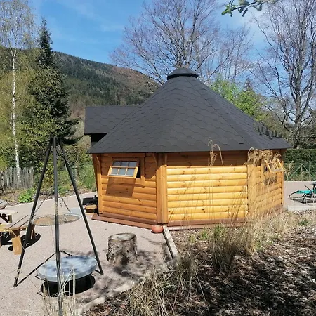 Dağ evi Kota Finlandais Dans La Vallee De La Bruche Proche De La Nature.